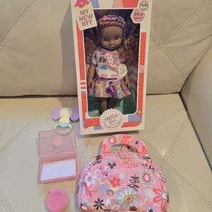 Hello Girl My BFF Doll with Diaper Bag Multicolor